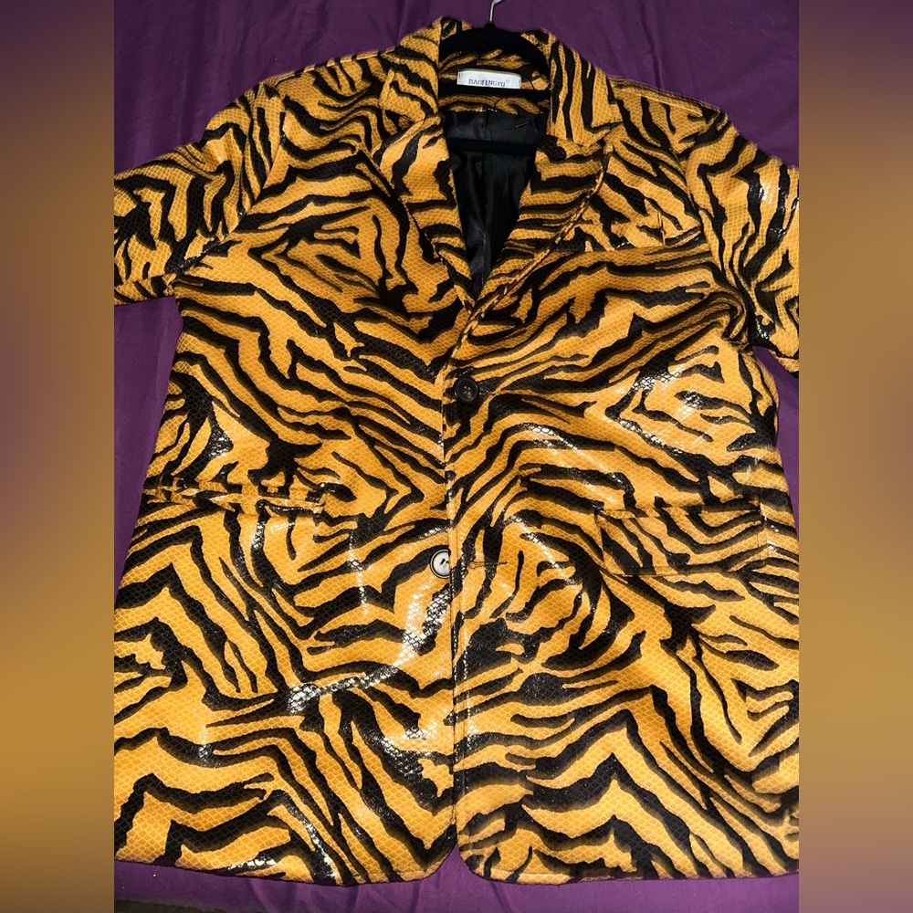 Zebra Python Blazer - image 2